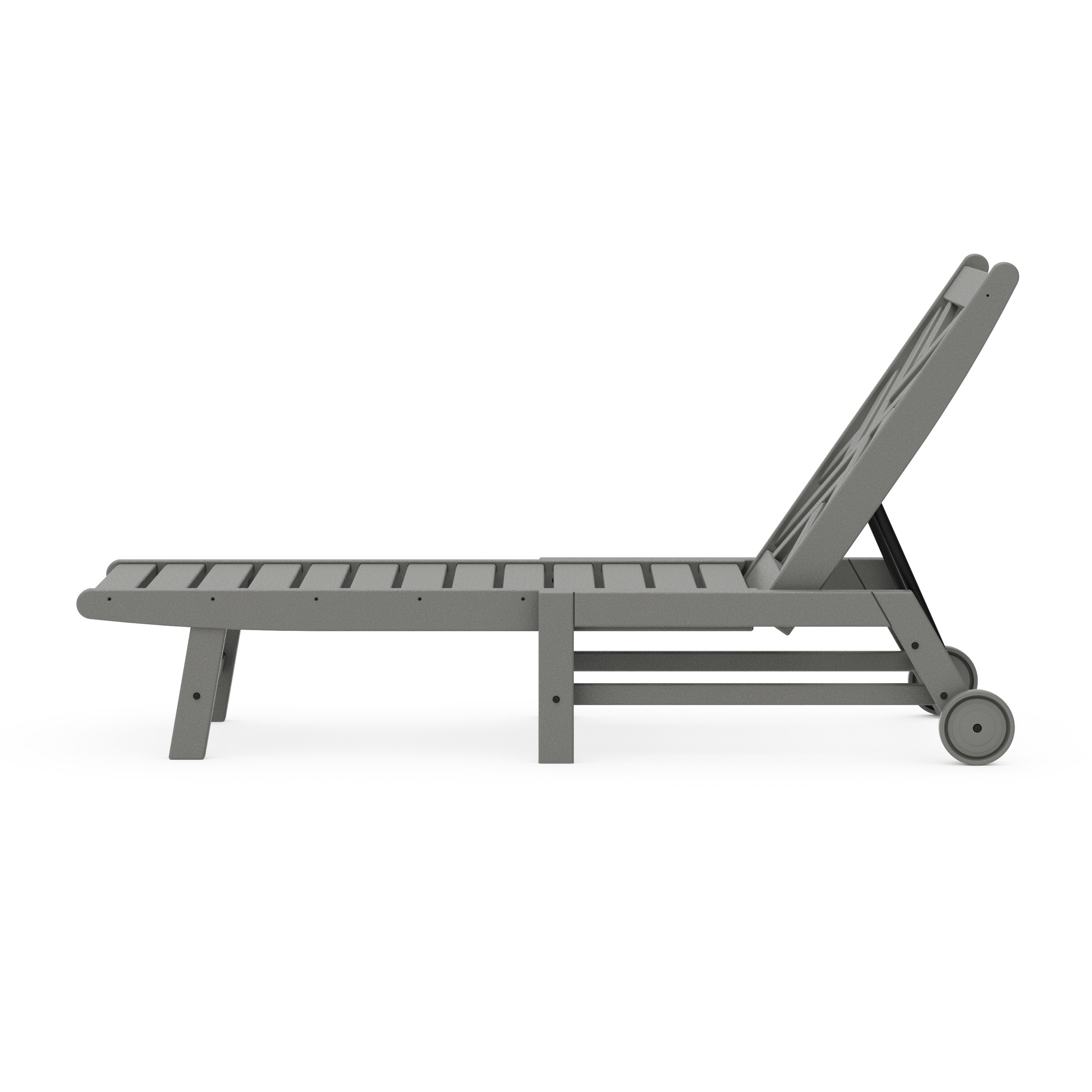 POLYWOOD® Chippendale Chaise with Wheels