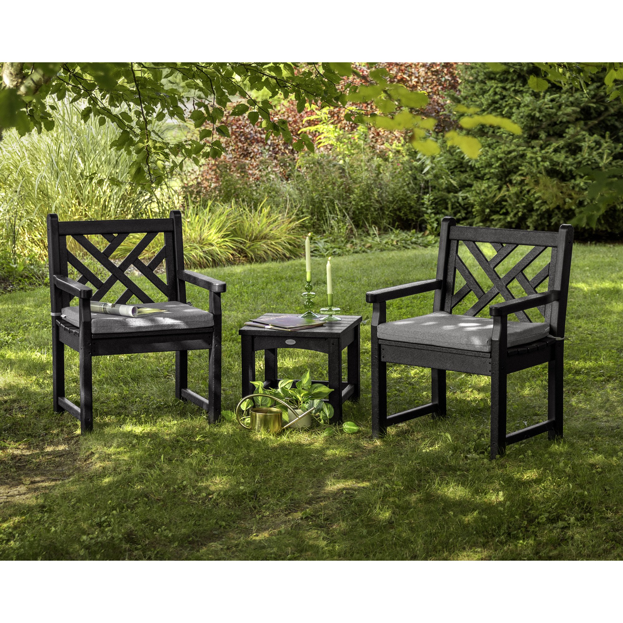POLYWOOD® Chippendale 24 in Bench - Lifestyle View 5