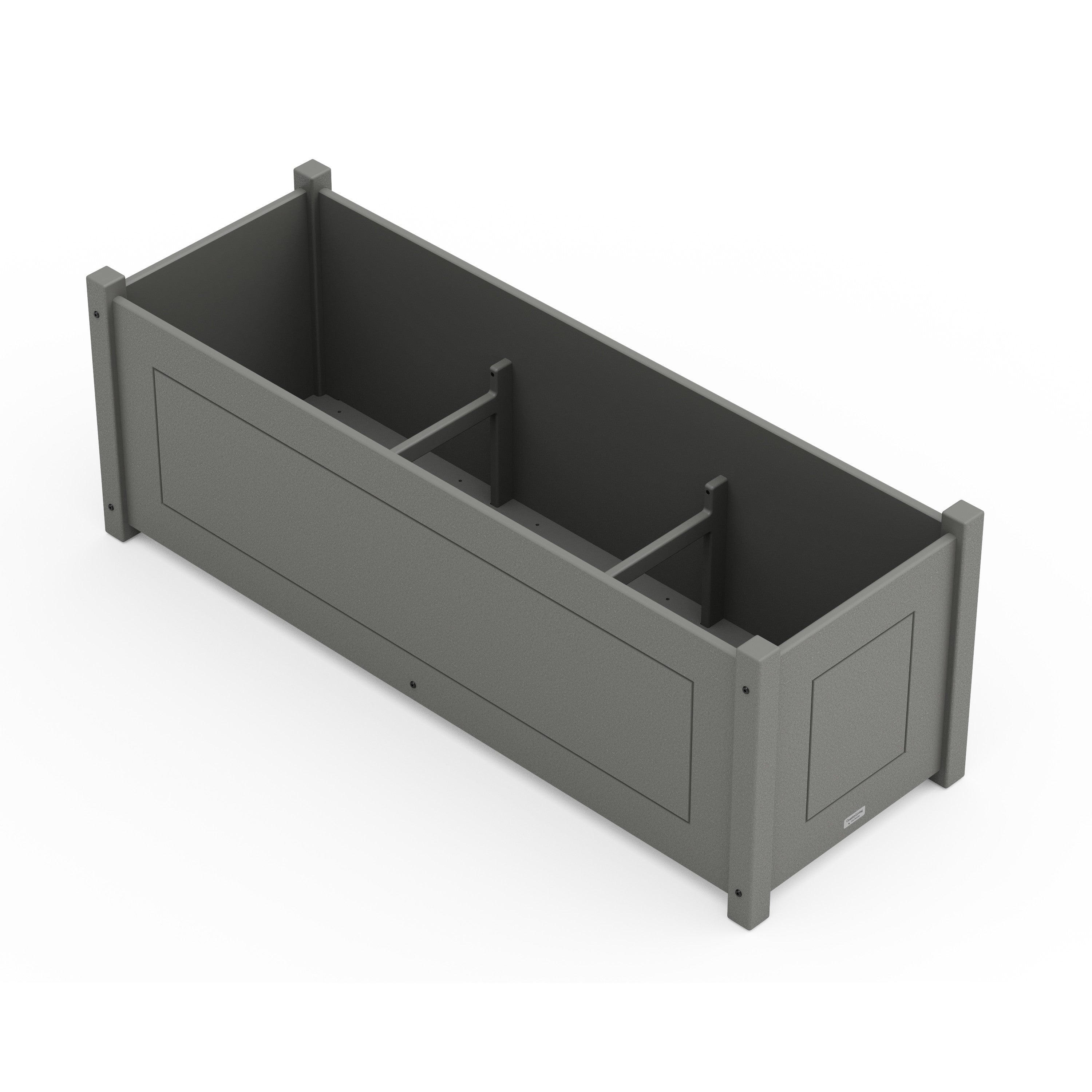 Country Living Large Rectangle Triple Planter Box