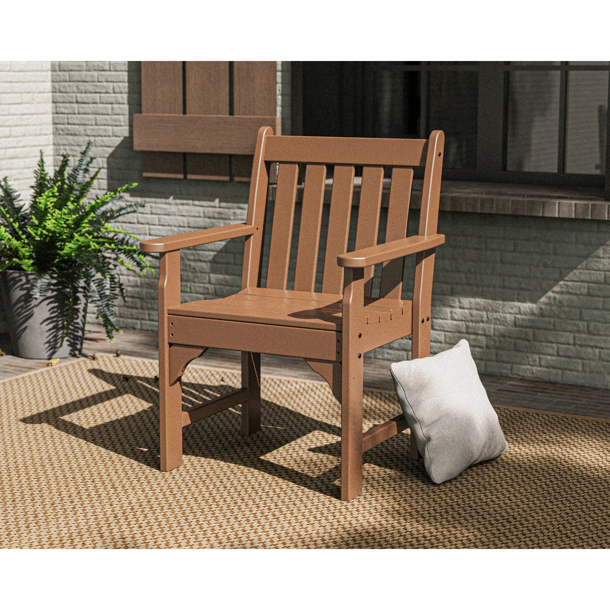 POLYWOOD® Garden Vineyard Arm Chair - Lifestyle View 2