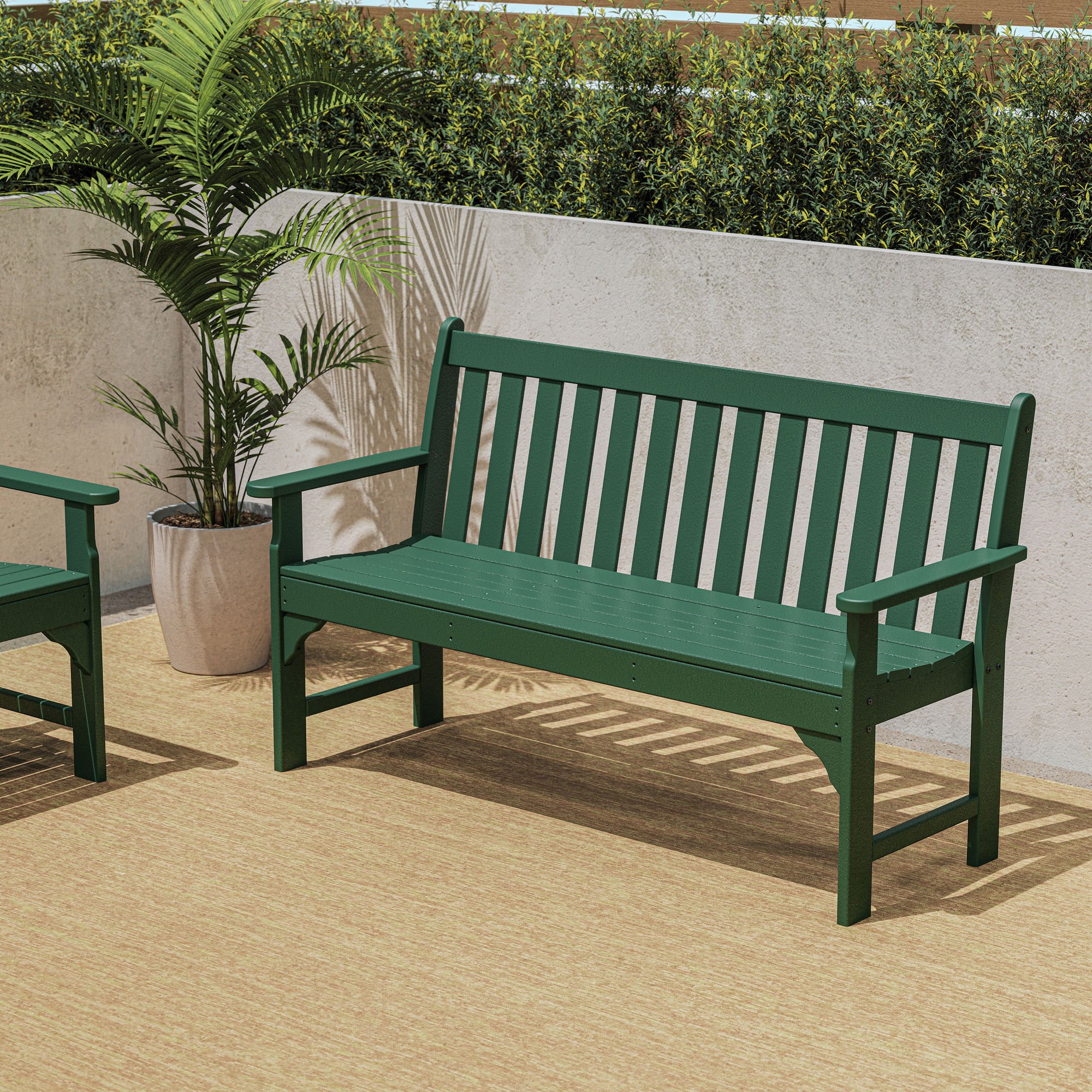 POLYWOOD® Vineyard 60 in Bench - Lifestyle View 2