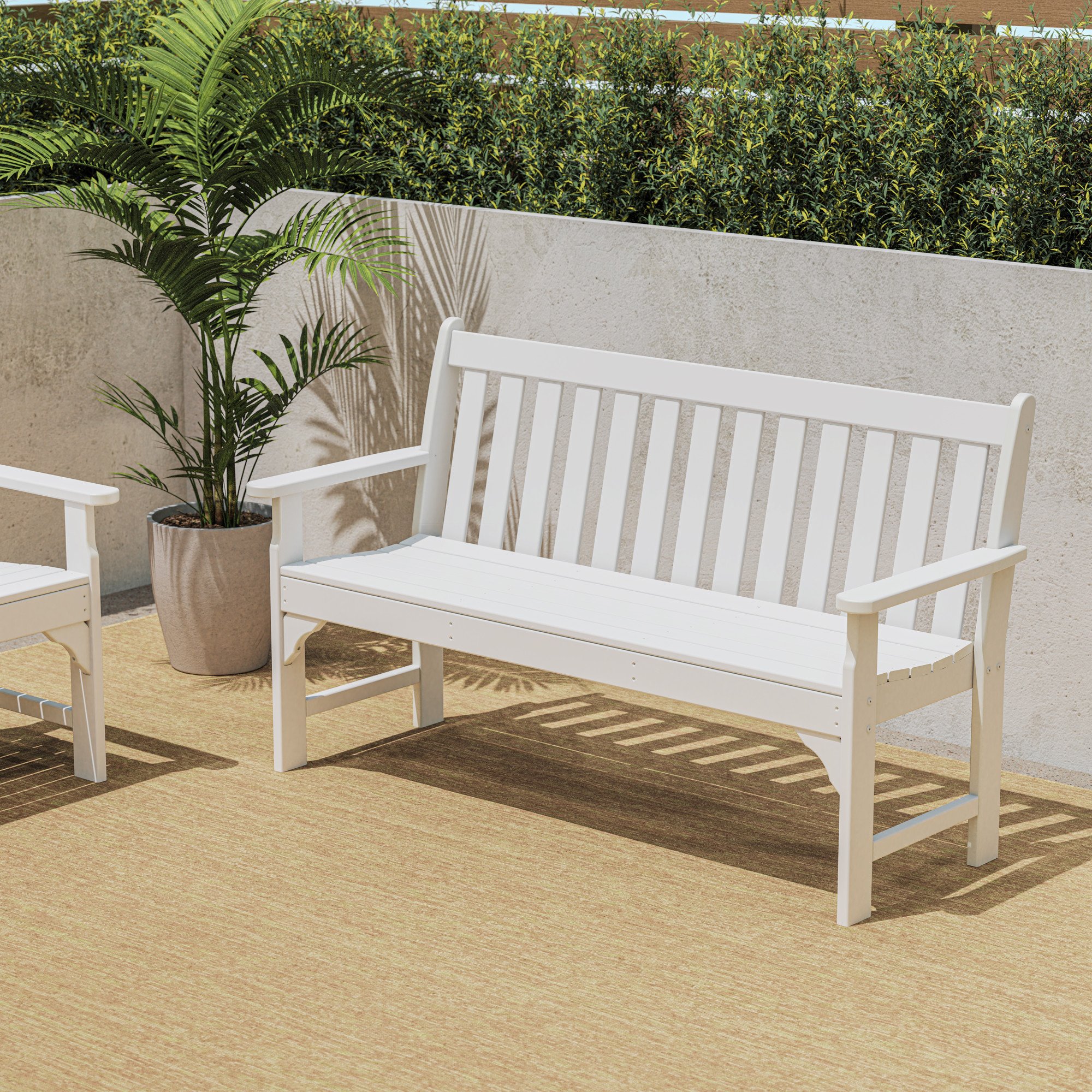 POLYWOOD® Vineyard 60 in Bench - Lifestyle View 6