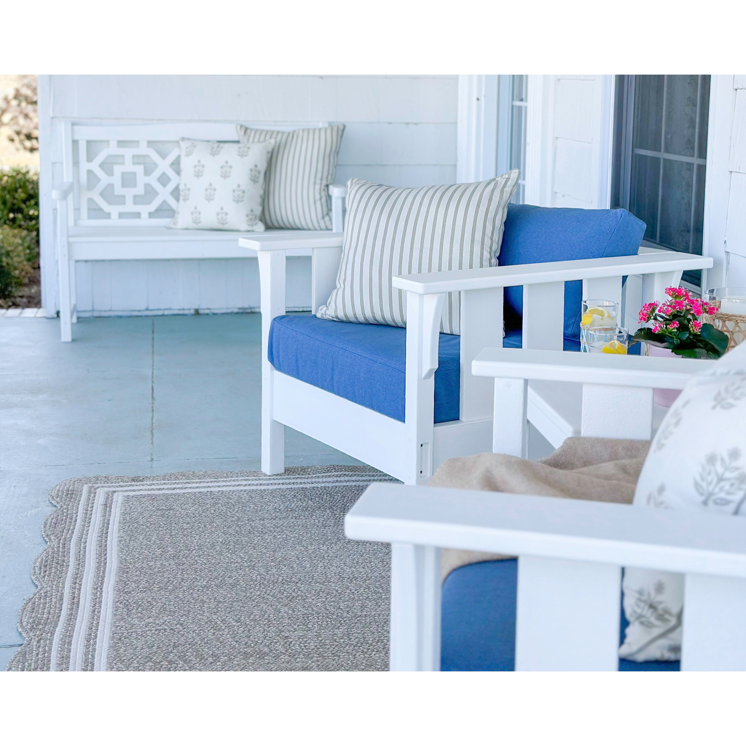 Martha Stewart by POLYWOOD Acadia Deep Seating Chair