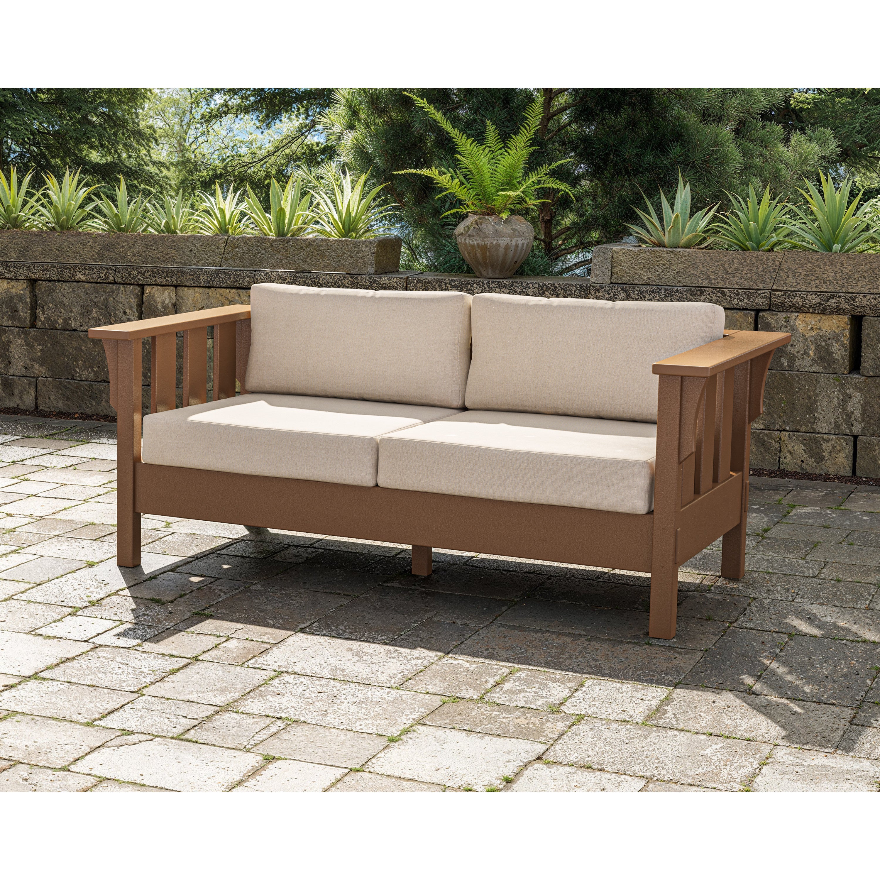 Martha Stewart by POLYWOOD Acadia Deep Seating Loveseat