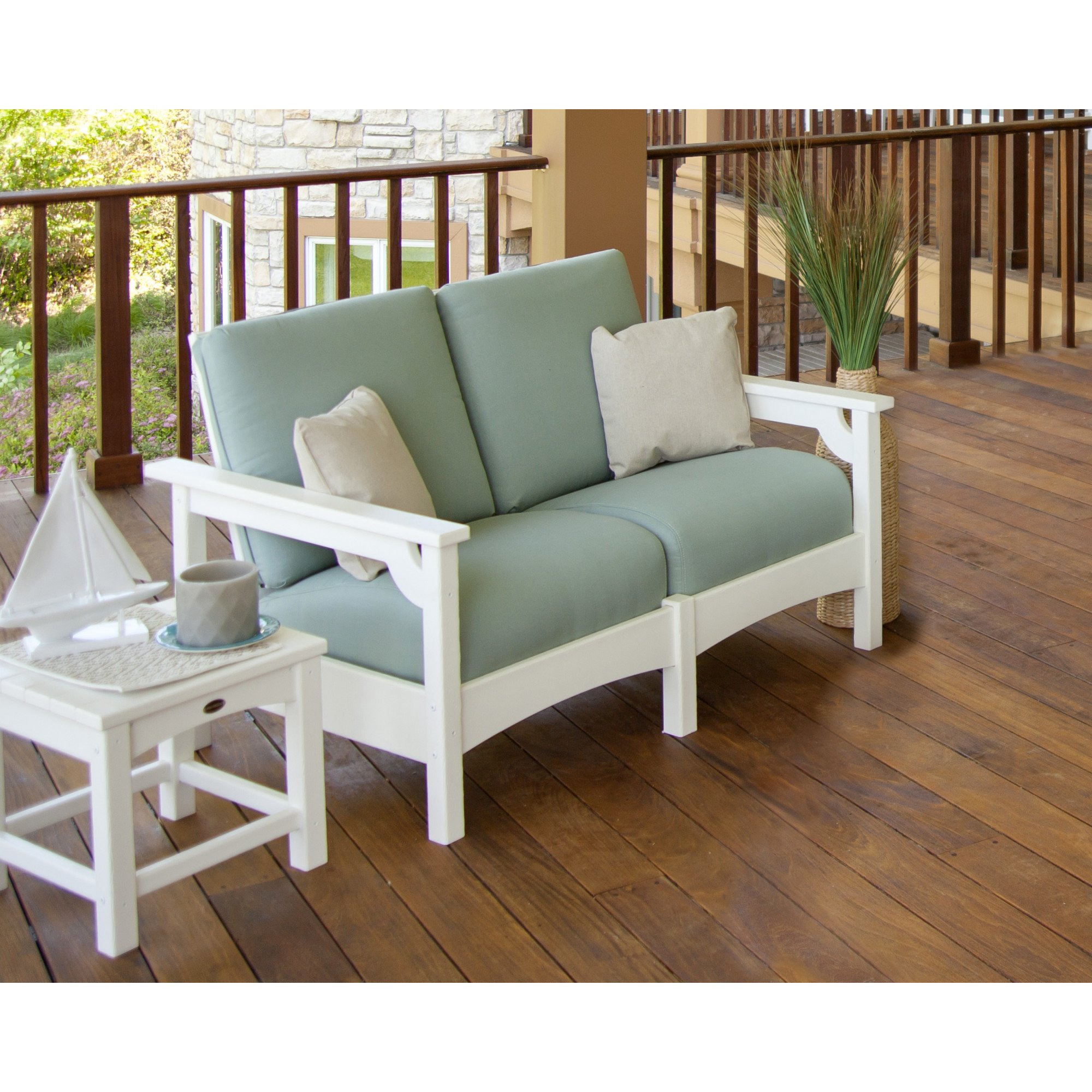 POLYWOOD® Club Settee - Lifestyle View 1