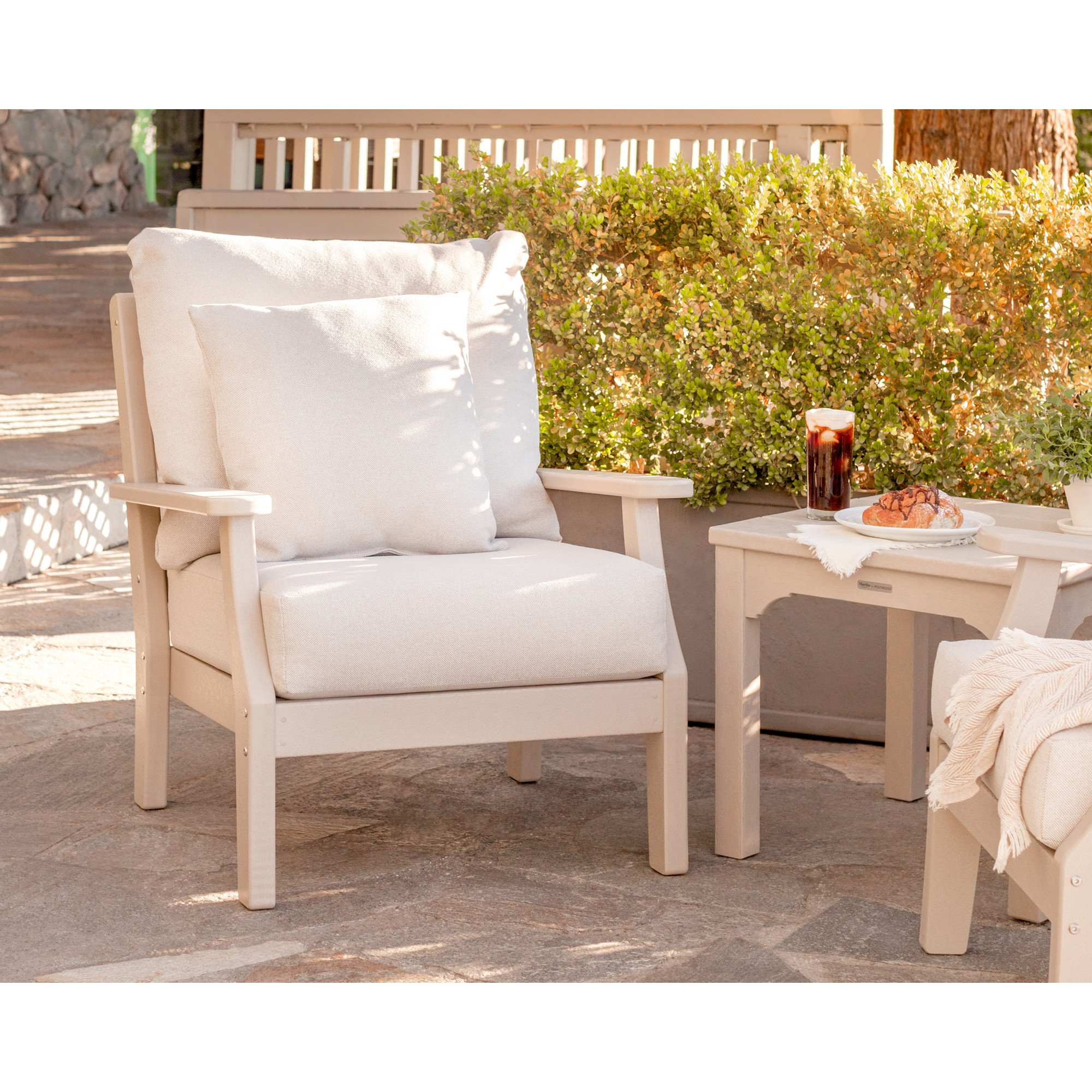 Martha Stewart by POLYWOOD Chinoiserie 3-Piece Deep Seating Set - Lifestyle View 4