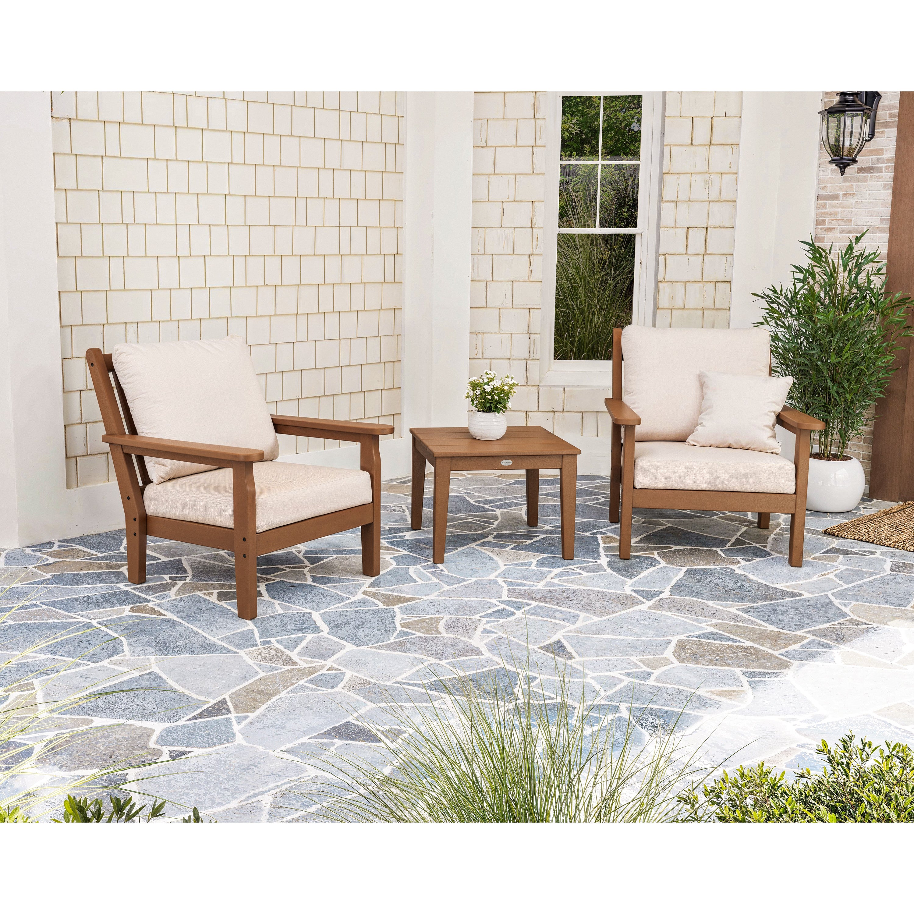 POLYWOOD® Chippendale 3-Piece Deep Seating Set