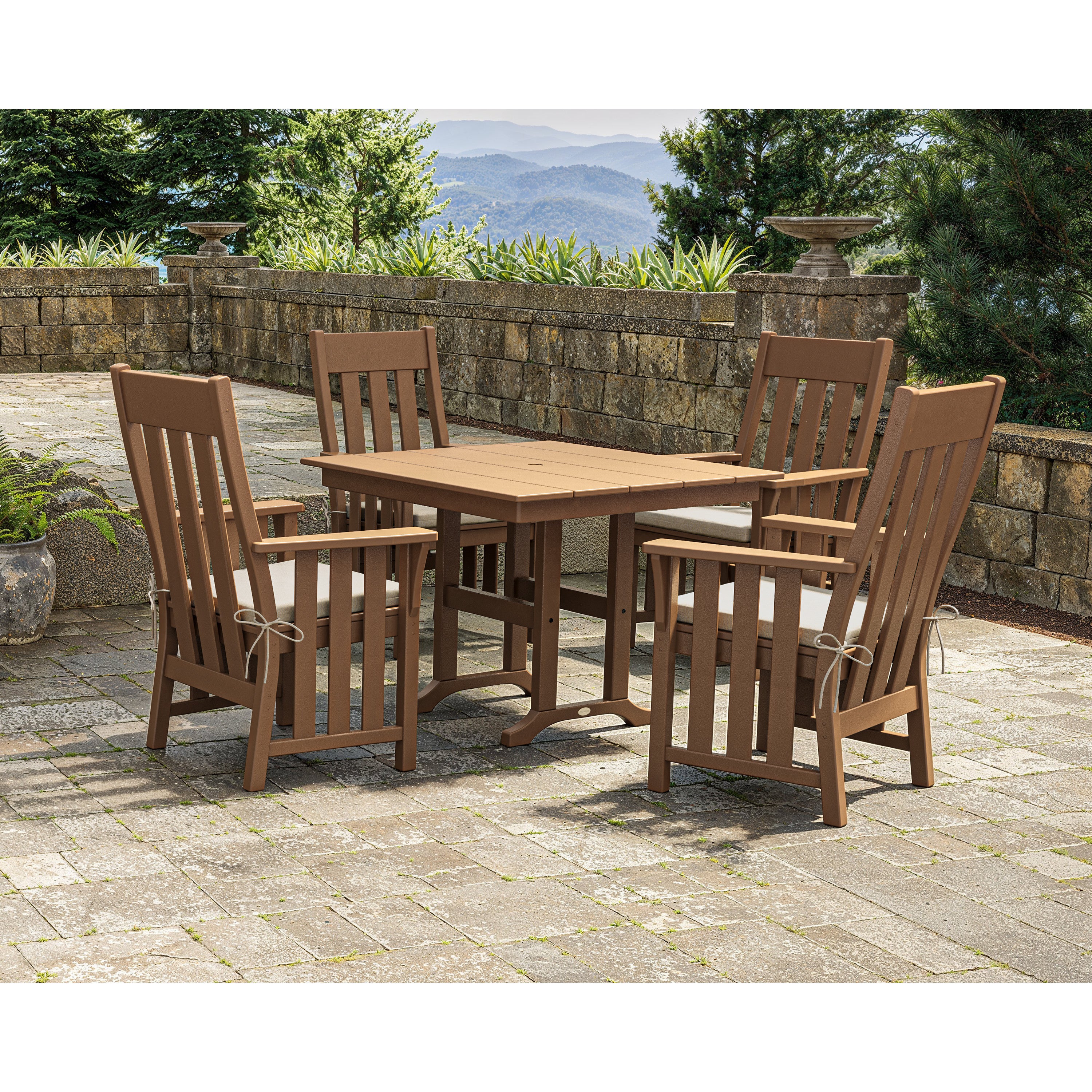 Acadia 5-Piece Farmhouse Dining Set