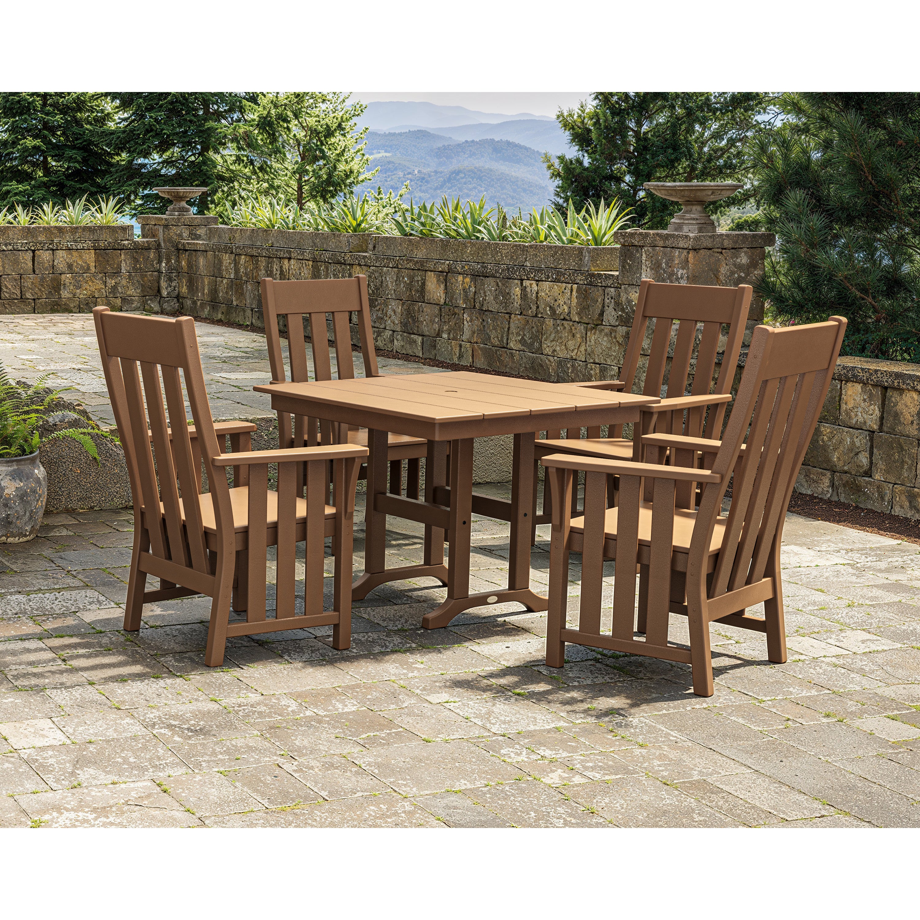 Acadia 5-Piece Farmhouse Dining Set