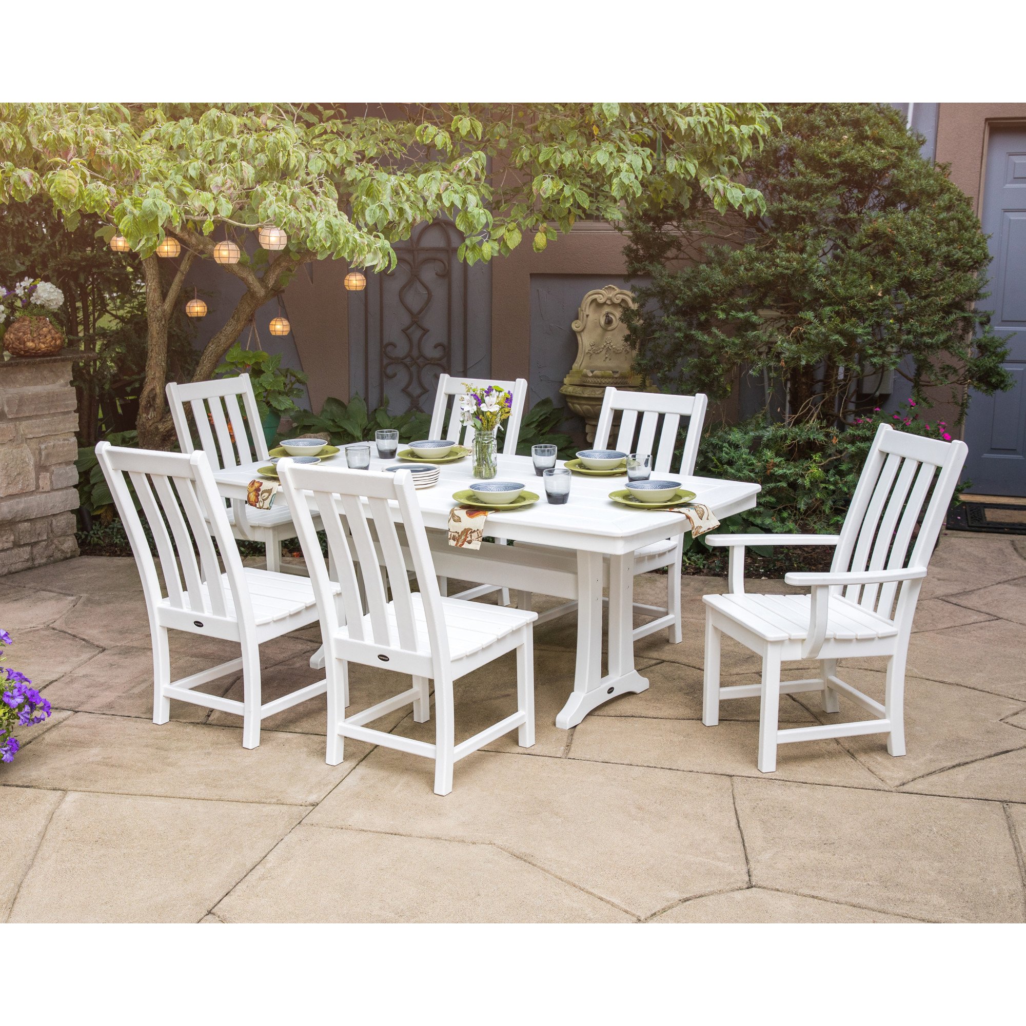 POLYWOOD® Vineyard Dining Side Chair - Lifestyle View 2