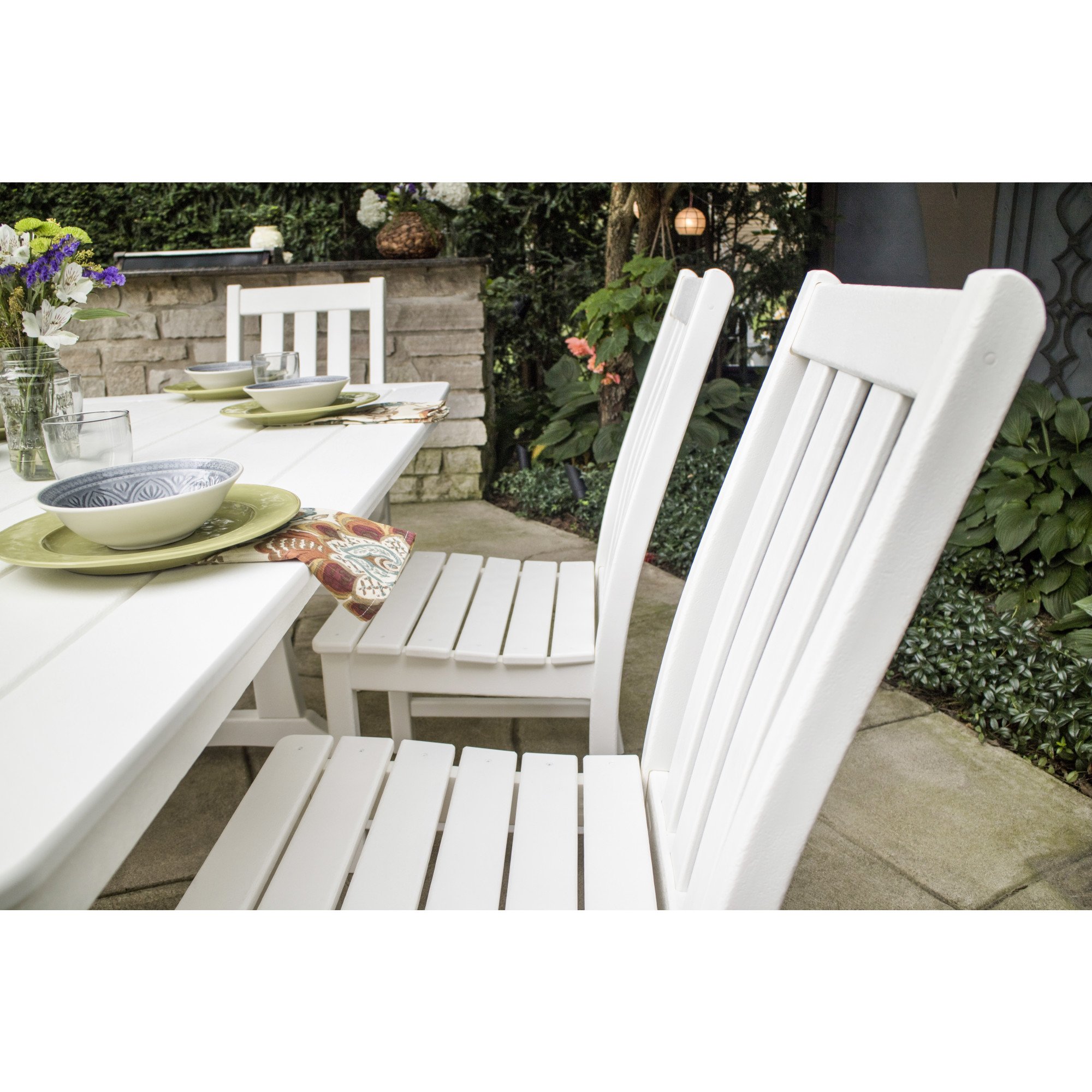 POLYWOOD® Vineyard Dining Side Chair - Lifestyle View 3