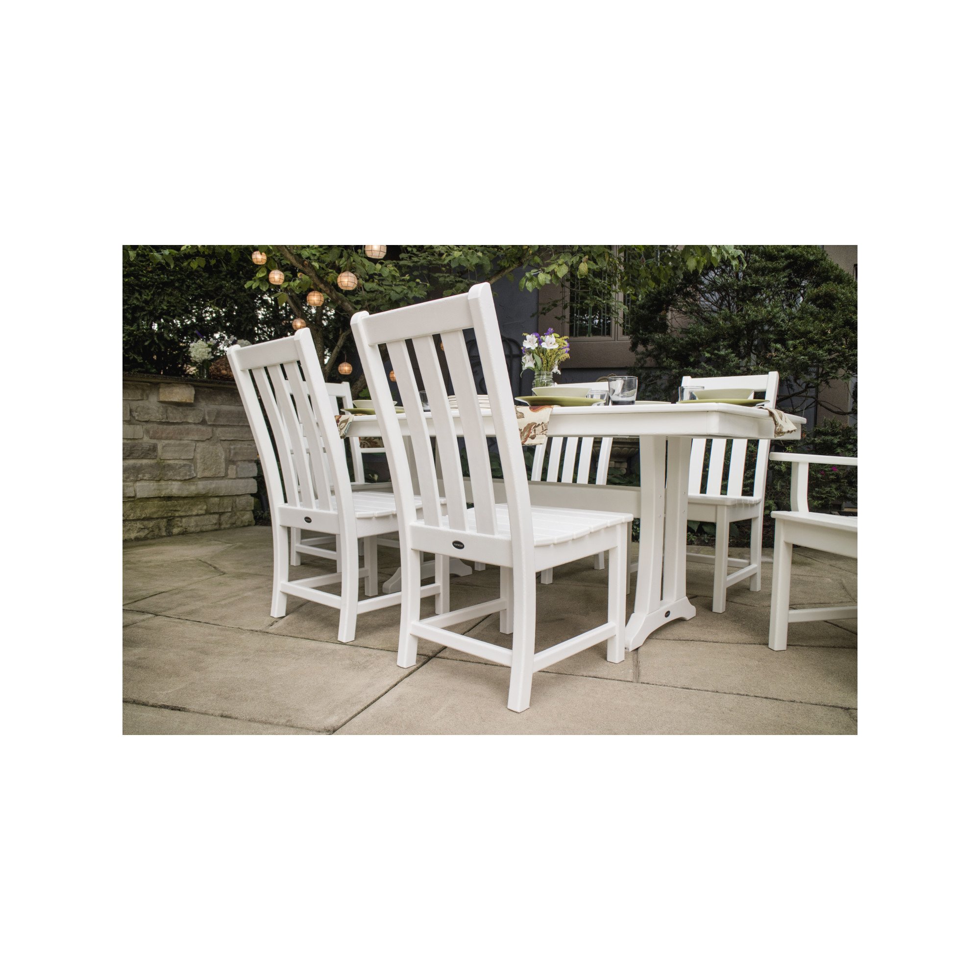 POLYWOOD® Vineyard Dining Side Chair - Lifestyle View 4