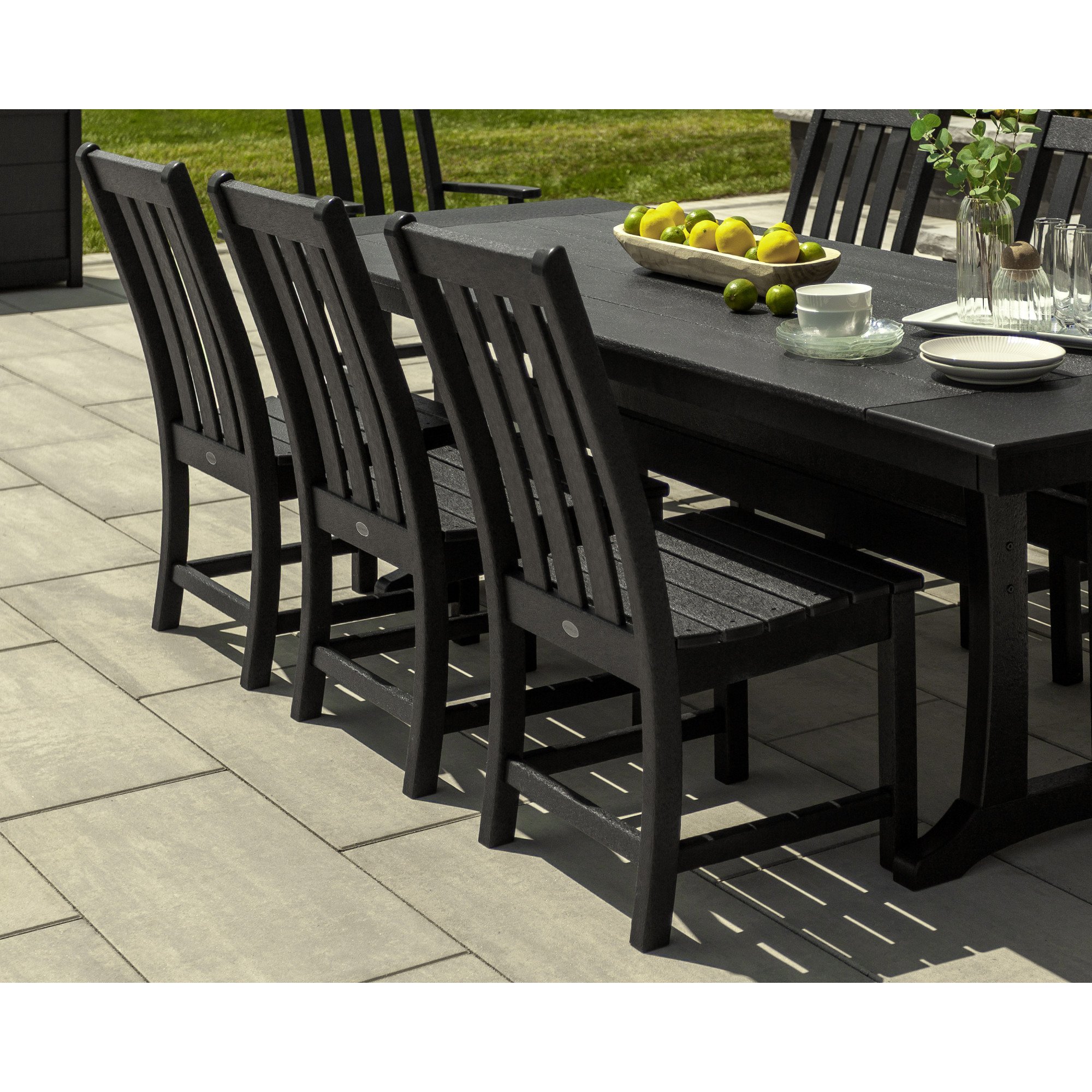POLYWOOD® Vineyard Dining Side Chair - Lifestyle View 6