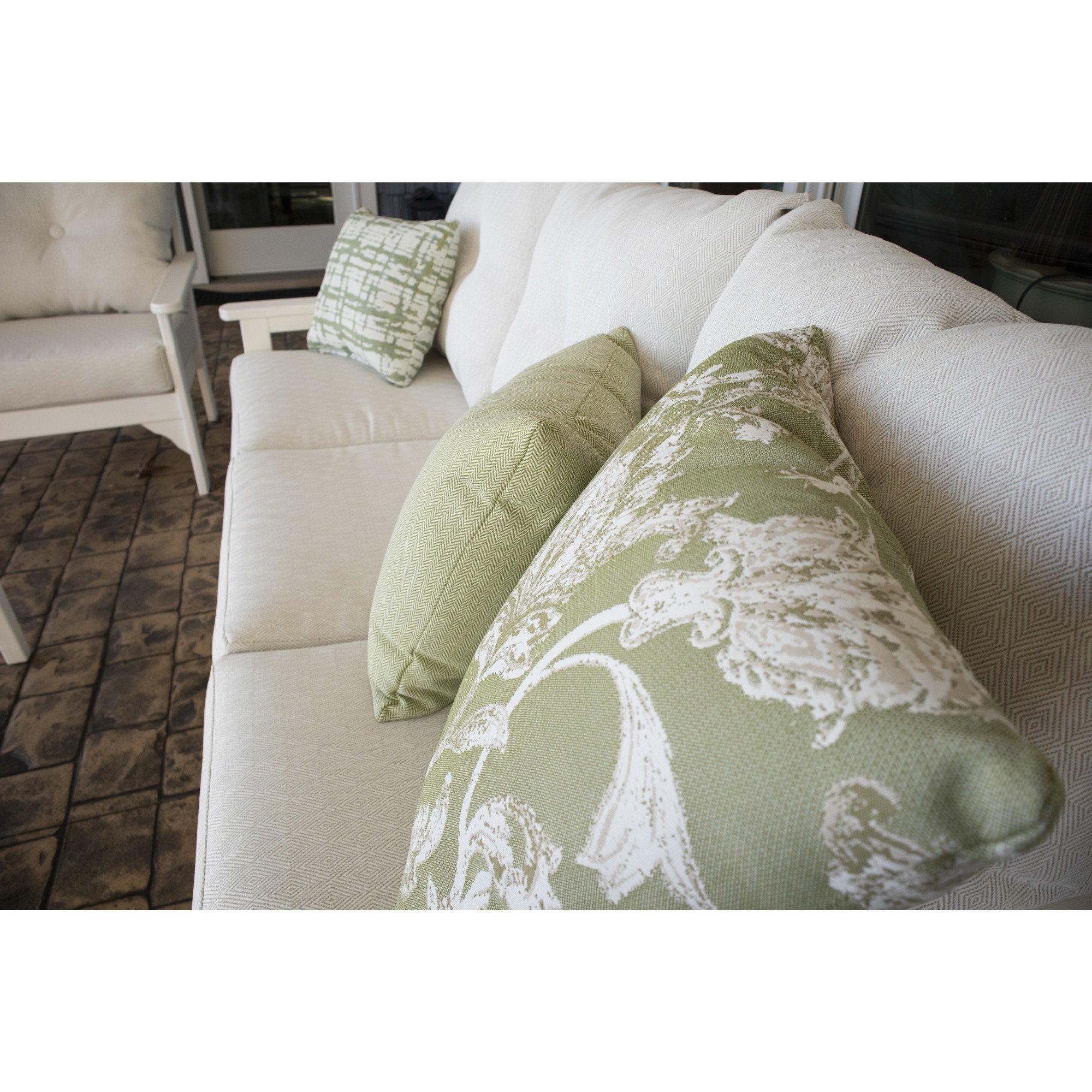 POLYWOOD® 20in Outdoor Throw Pillow - Lifestyle View 1