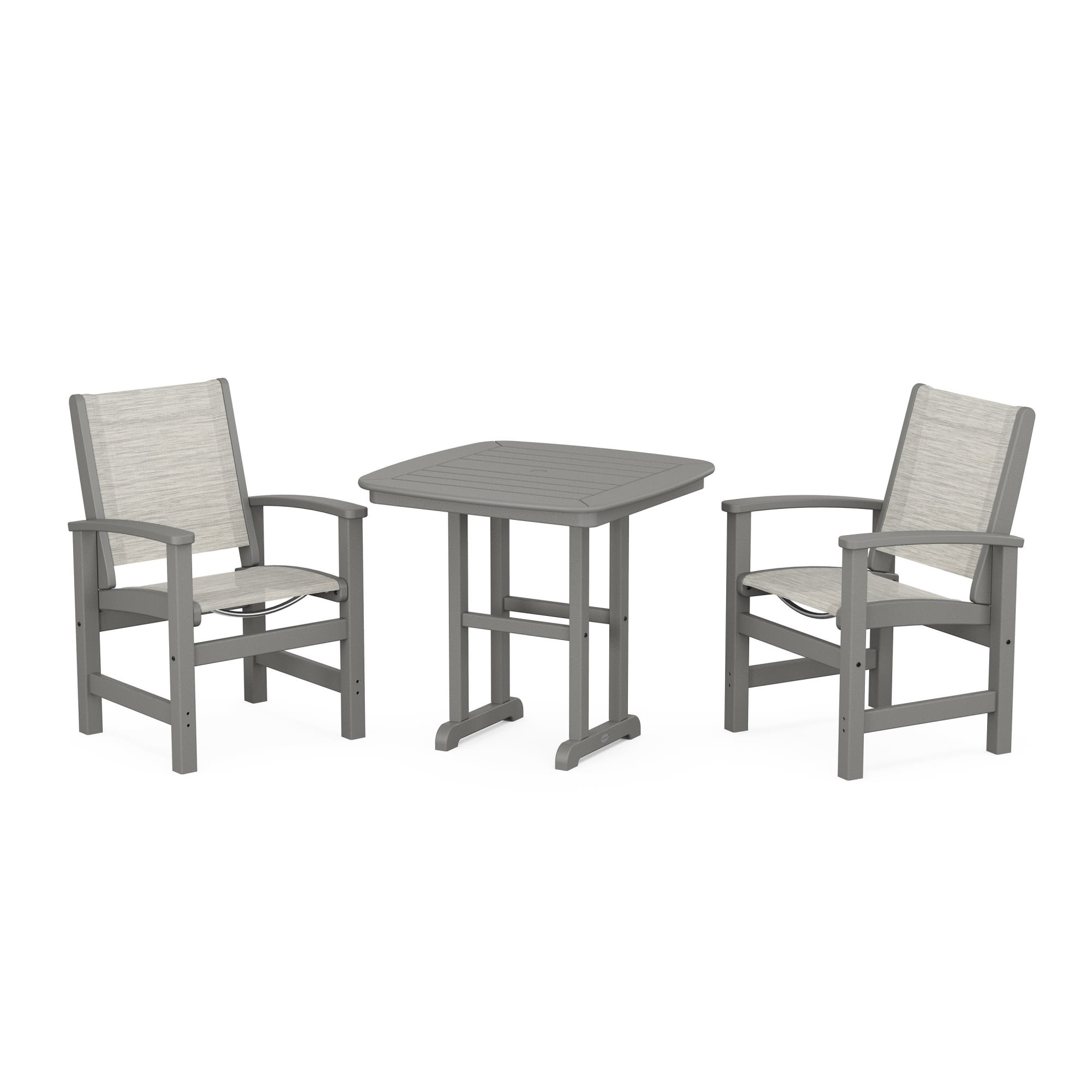 POLYWOOD Coastal 3-Piece Dining Set