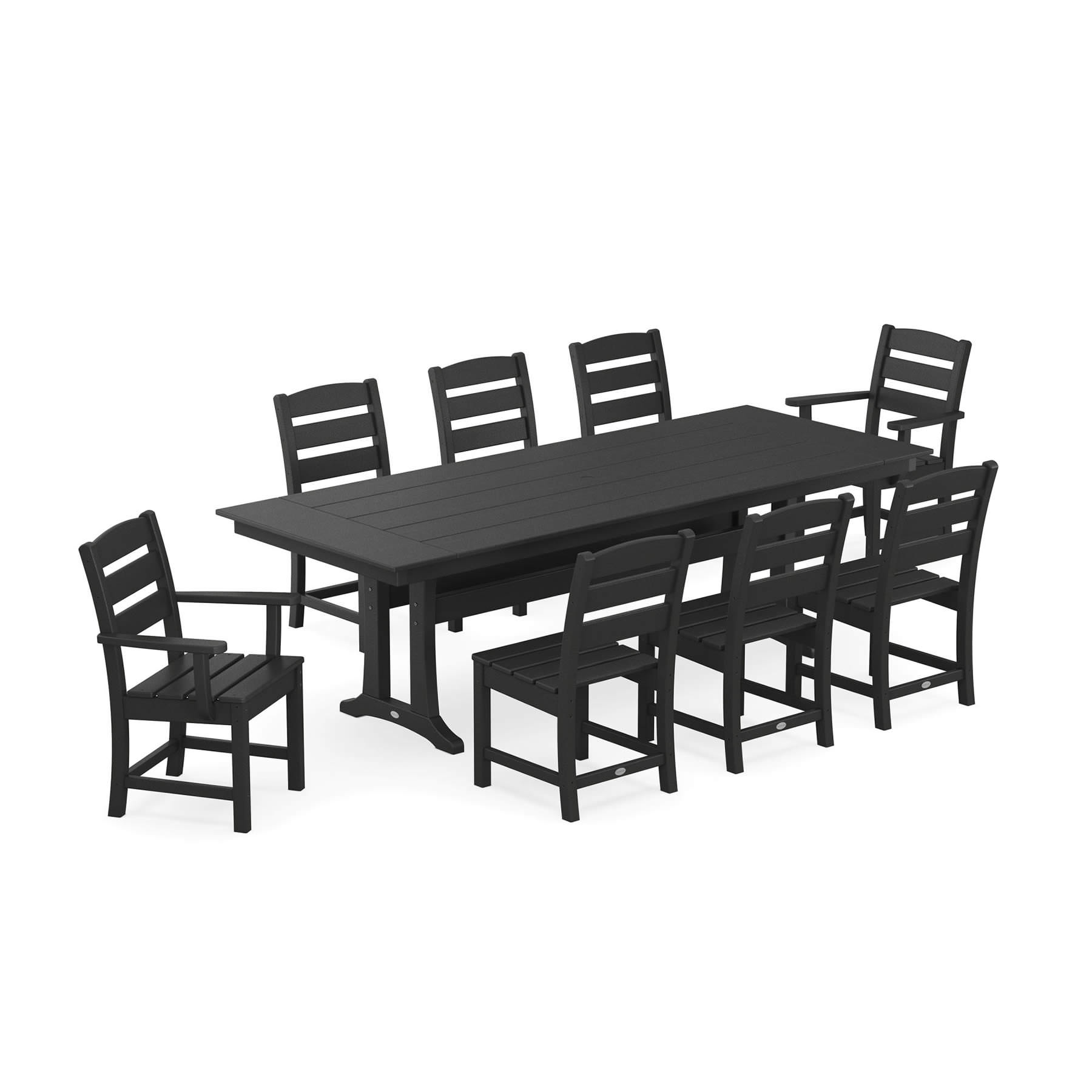 Upgrade Your Dining Space with POLYWOOD Lakeside Farmhouse Trestle