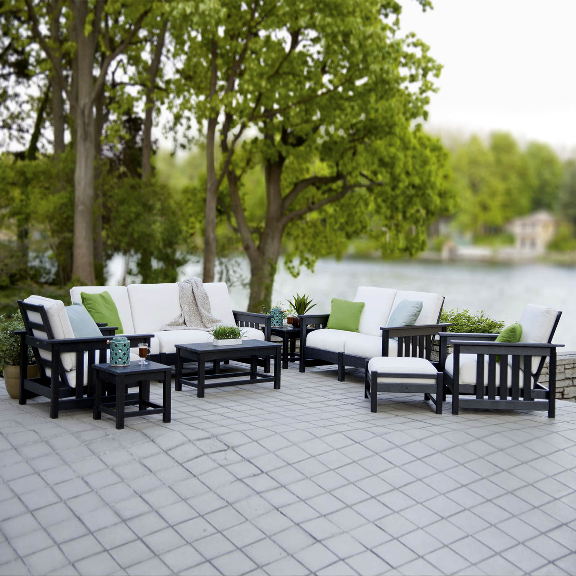 POLYWOOD® Mission 8-Piece Deep Seating Group
