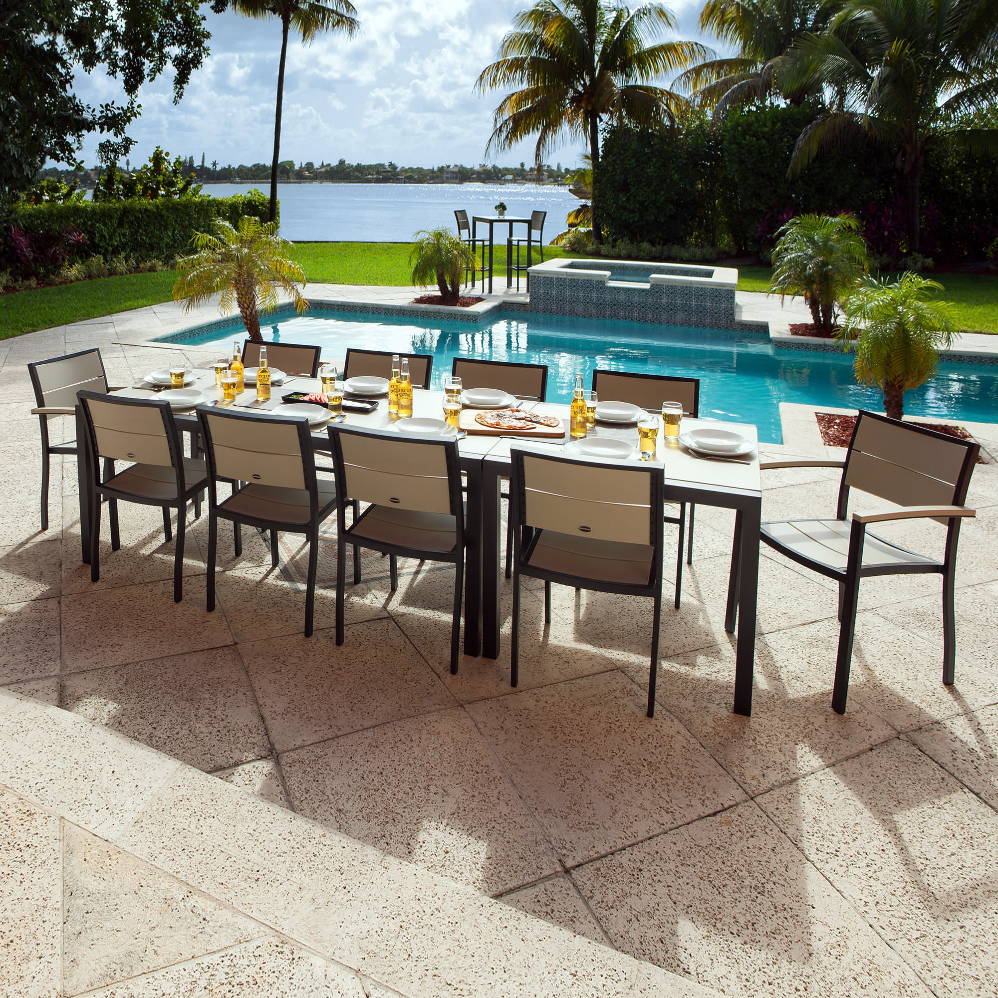 POLYWOOD® Metro™ 12-Piece Dining Set