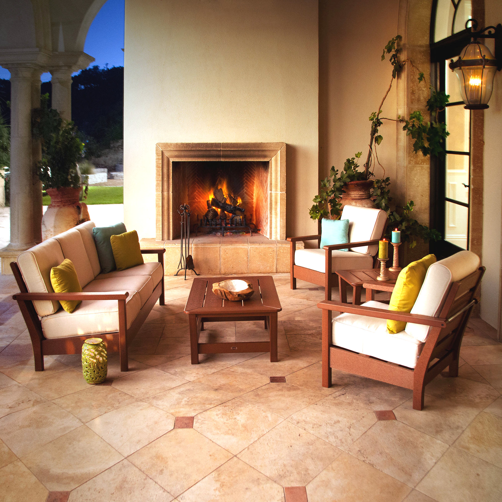 POLYWOOD® Harbour 5-Piece Deep Seating Set