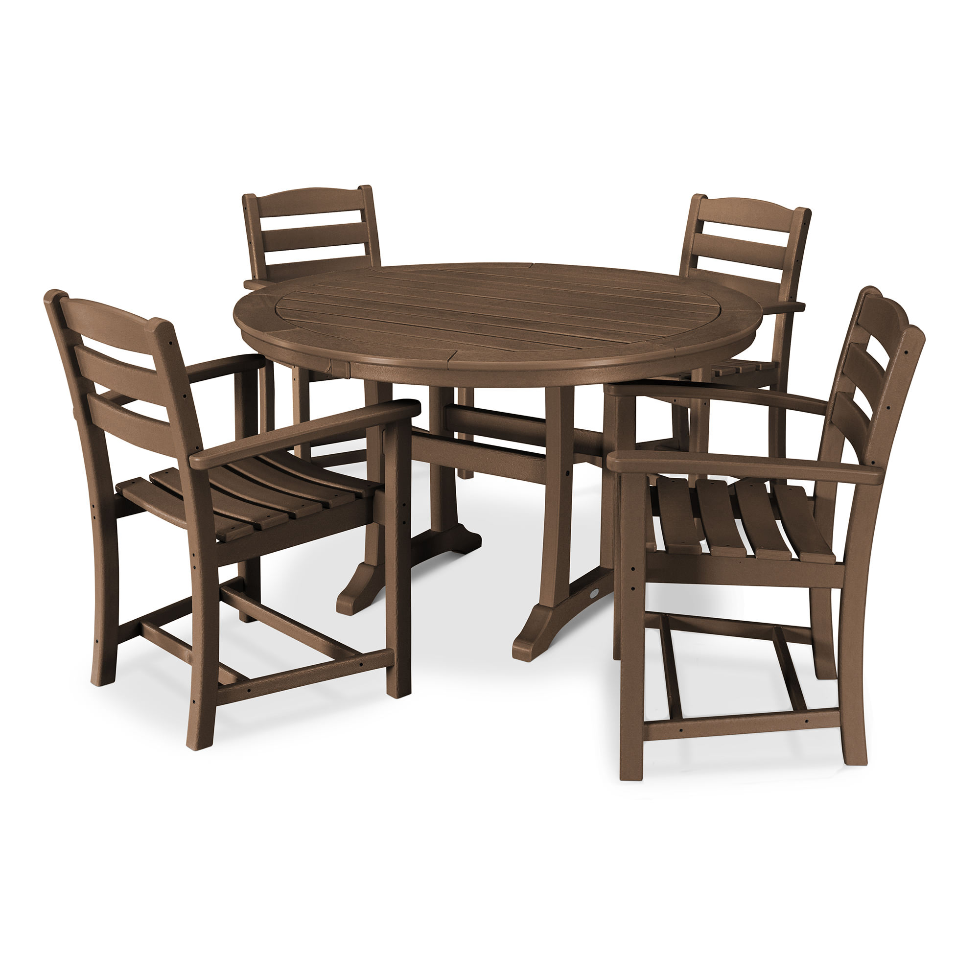 POLYWOOD® 5 Piece La Casa Arm Chair Dining Set