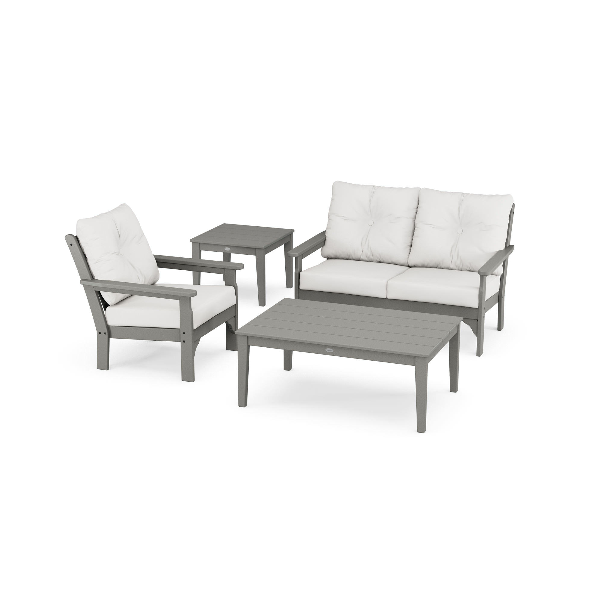 POLYWOOD® Vineyard 4-Piece Deep Seating Set