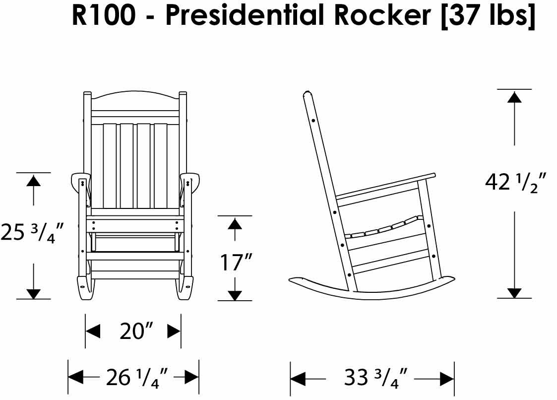 POLYWOOD Presidential Rocker
