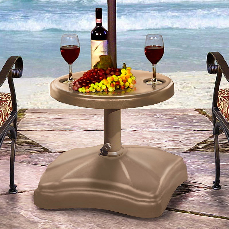 hampton bay 110 lbs patio umbrella base Gravipod 18" Square Weight Bag Does the shifting sun force you to drag a heavy 110 lb. Gray Square Granite