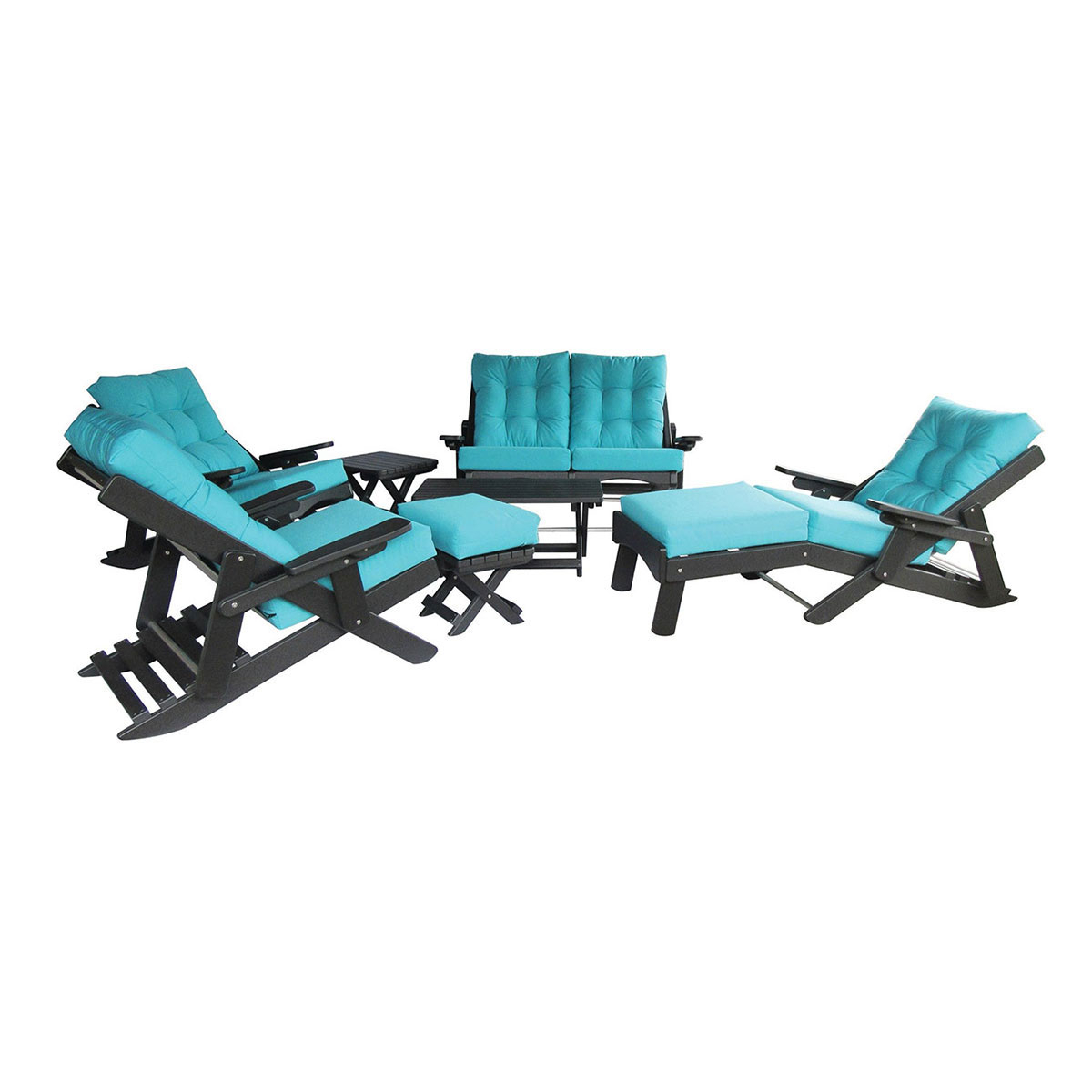 Amish Poly Caribbean Loveseat