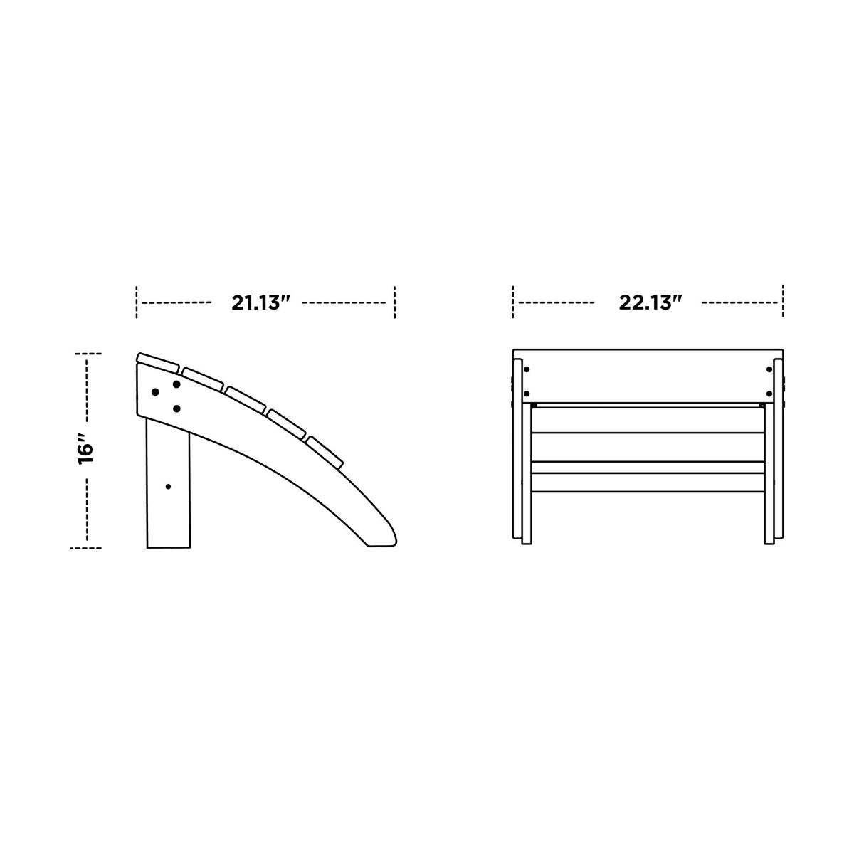 POLYWOOD® South Beach Adirondack 3-Piece Set