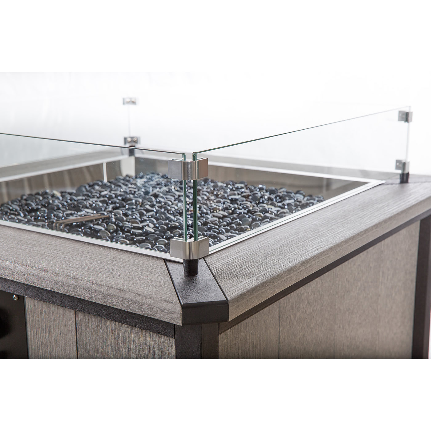 Finch Amish Poly 6 pc Van Buren Fire Pit Set