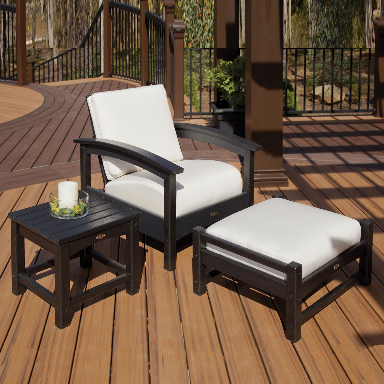 Trex® Outdoor Furniture Rockport Club Ottoman
