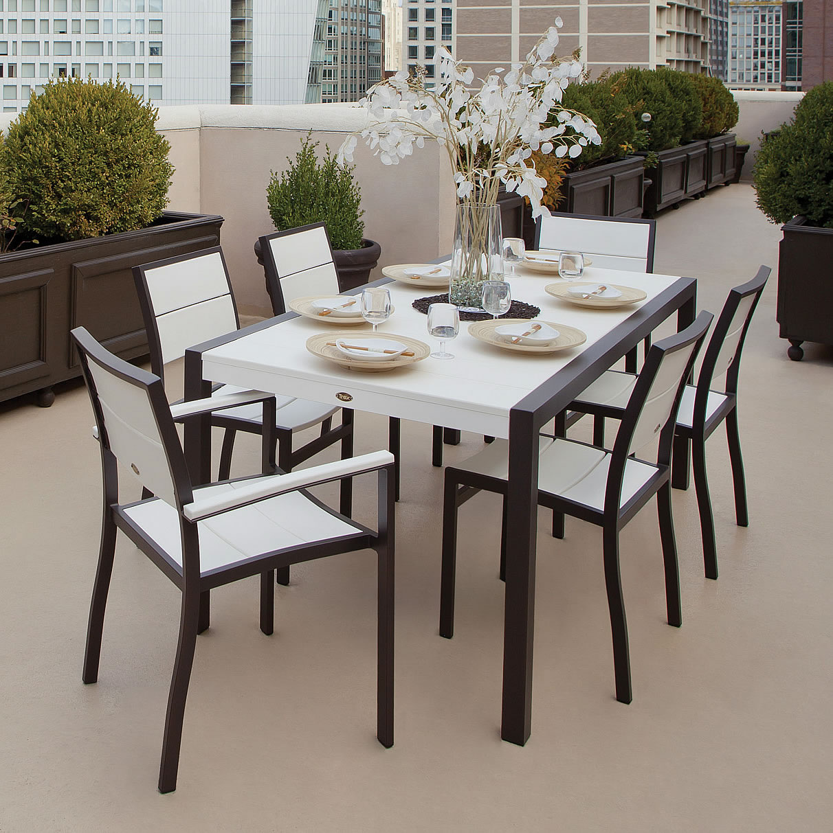 Trex® Outdoor Furniture Surf City 36 x 73 In Dining Table