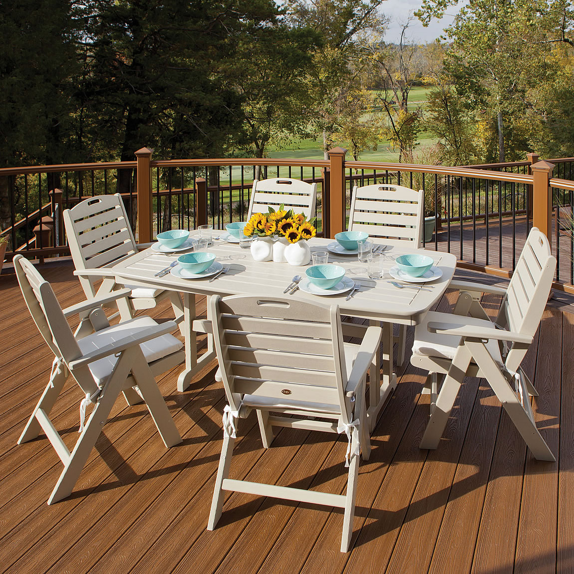 Trex® Outdoor Furniture™ Yacht Club 37 in x 72 in Dining Table