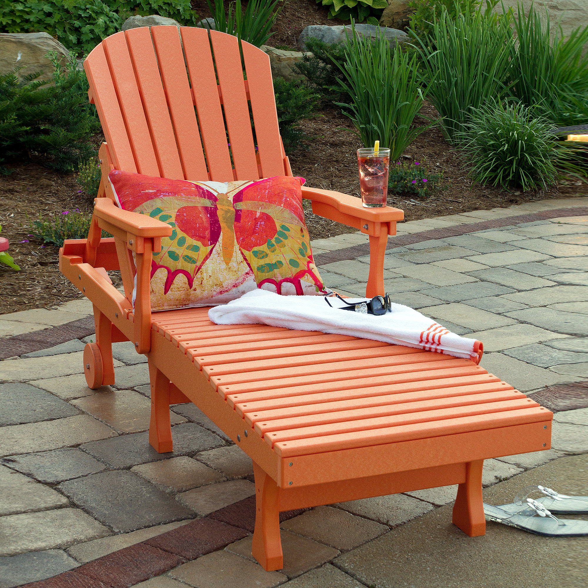 Berlin Gardens Comfo-Back Chaise Lounge Set