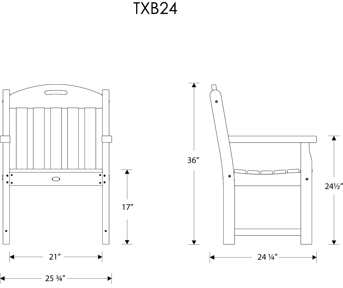 Trex® Outdoor Furniture Yacht Club Garden Arm Chair