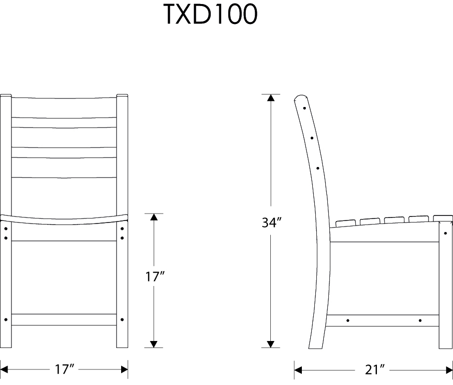 Trex® Outdoor Furniture Monterey Bay Dining Side Chair