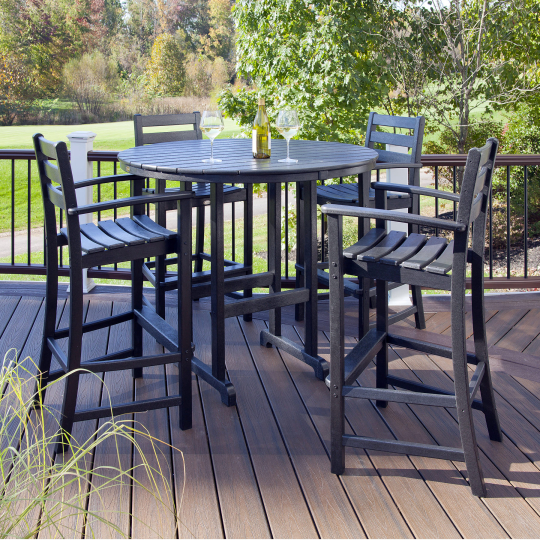 Poly Lumber - POLYWOOD® Outdoor Bar Height Sets