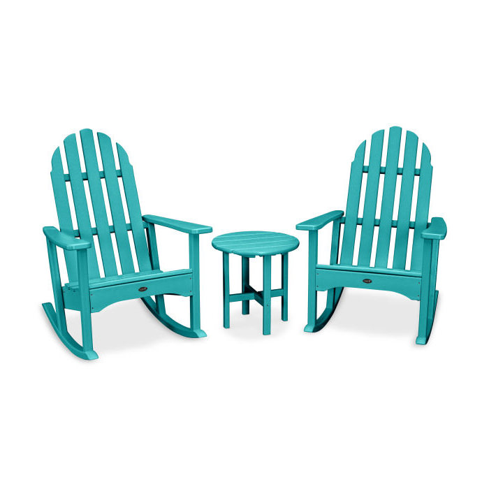 Trex® Outdoor Furniture™ Cape Cod 3-Piece Adirondack Rocker Set