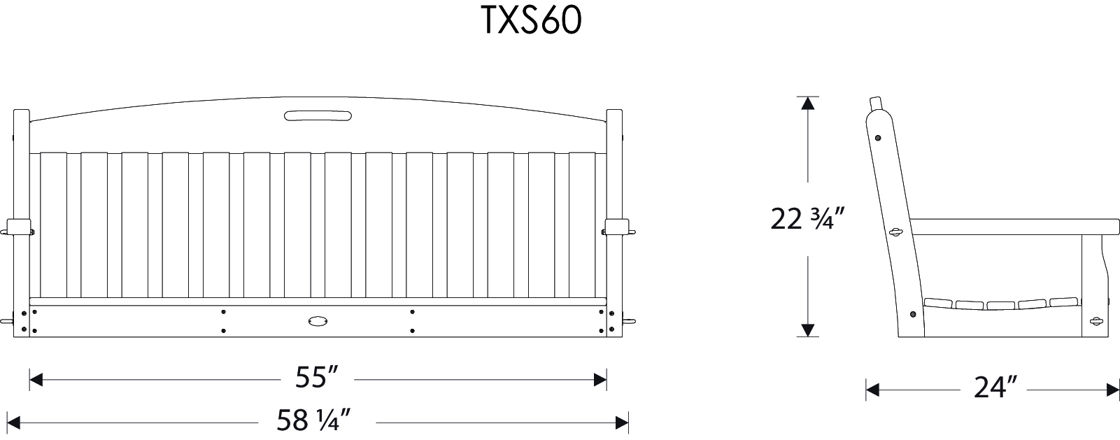 Trex® Outdoor Furniture Yacht Club Swing